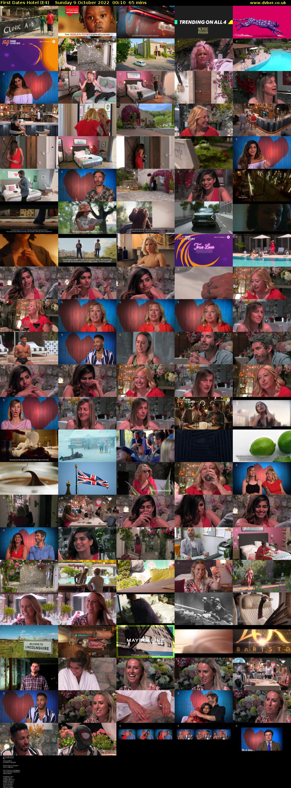 First Dates Hotel (E4) Sunday 9 October 2022 00:10 - 01:15
