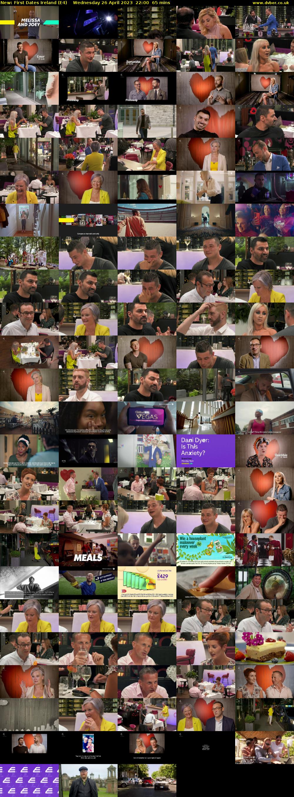 First Dates Ireland (E4) Wednesday 26 April 2023 22:00 - 23:05