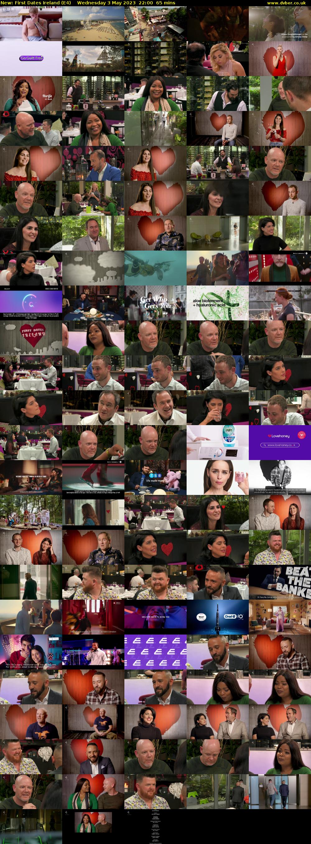 First Dates Ireland (E4) Wednesday 3 May 2023 22:00 - 23:05