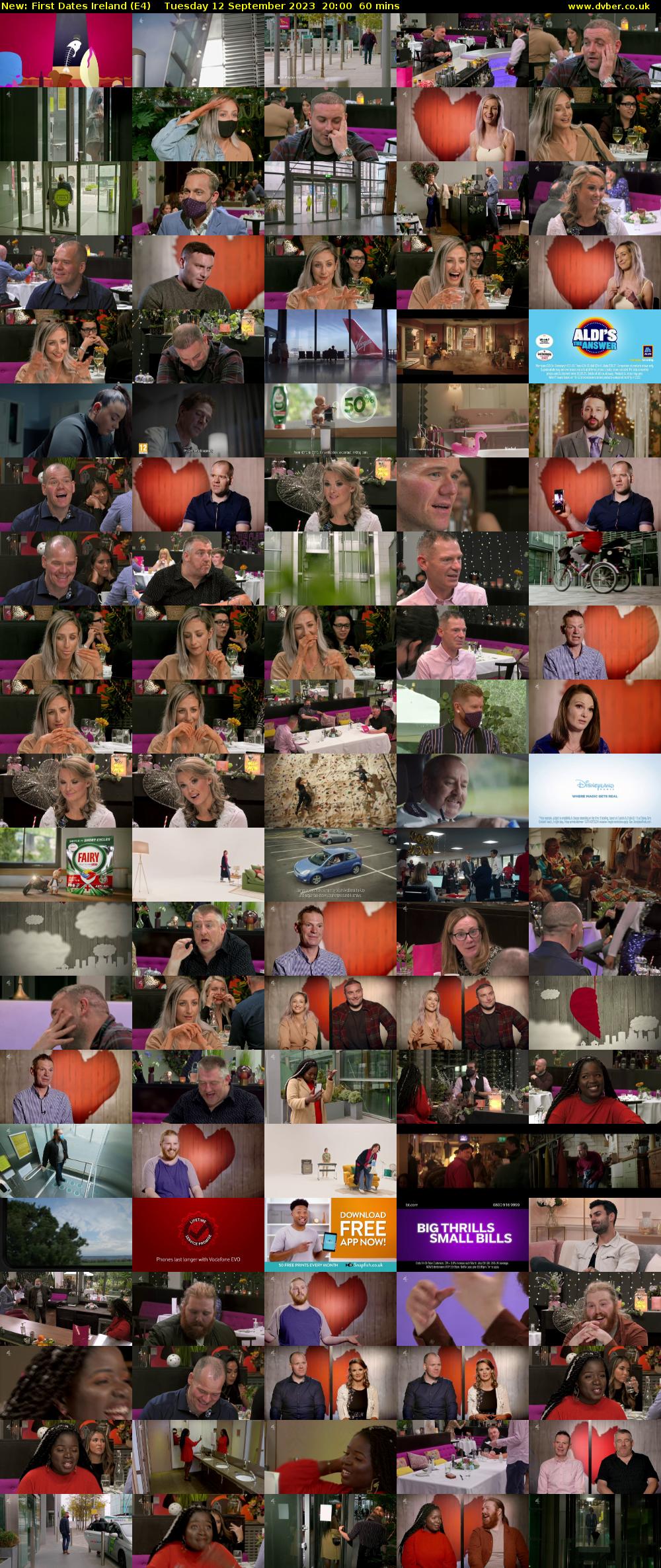 First Dates Ireland (E4) Tuesday 12 September 2023 20:00 - 21:00