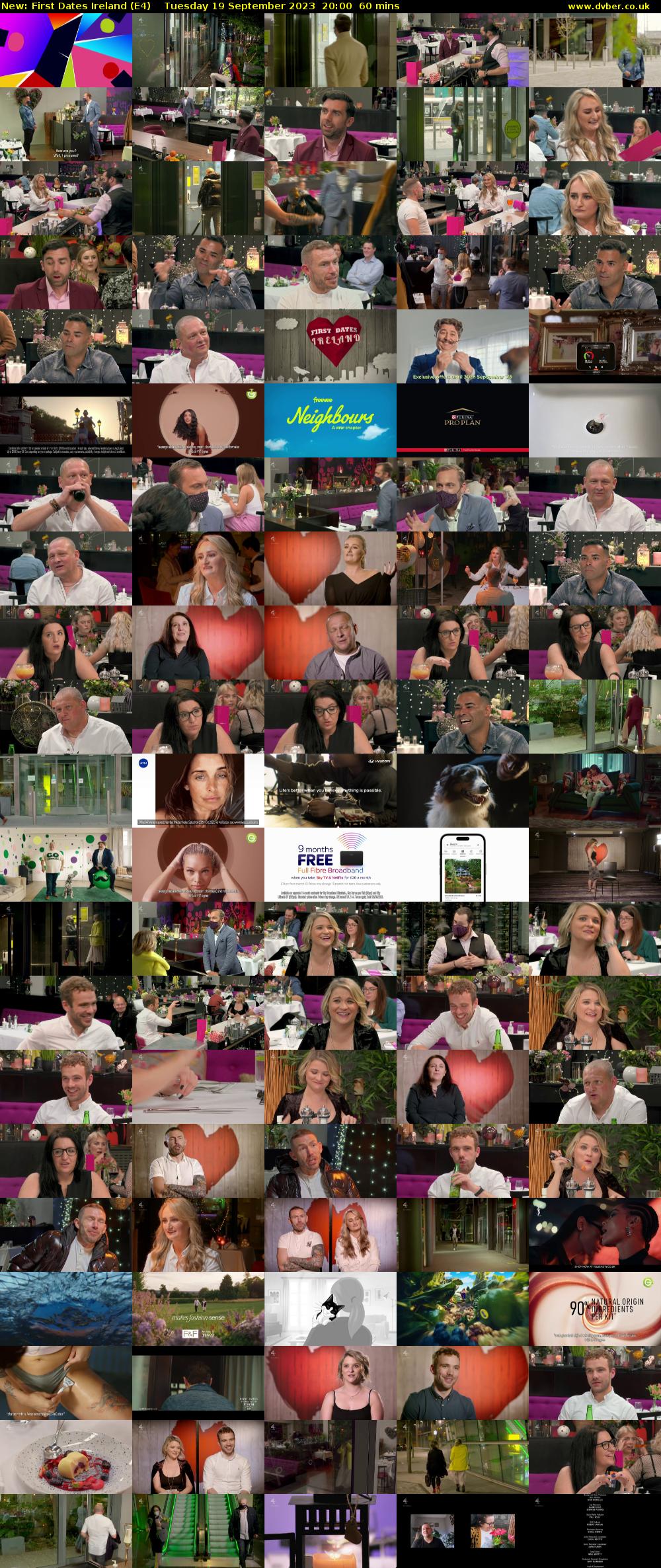 First Dates Ireland (E4) Tuesday 19 September 2023 20:00 - 21:00