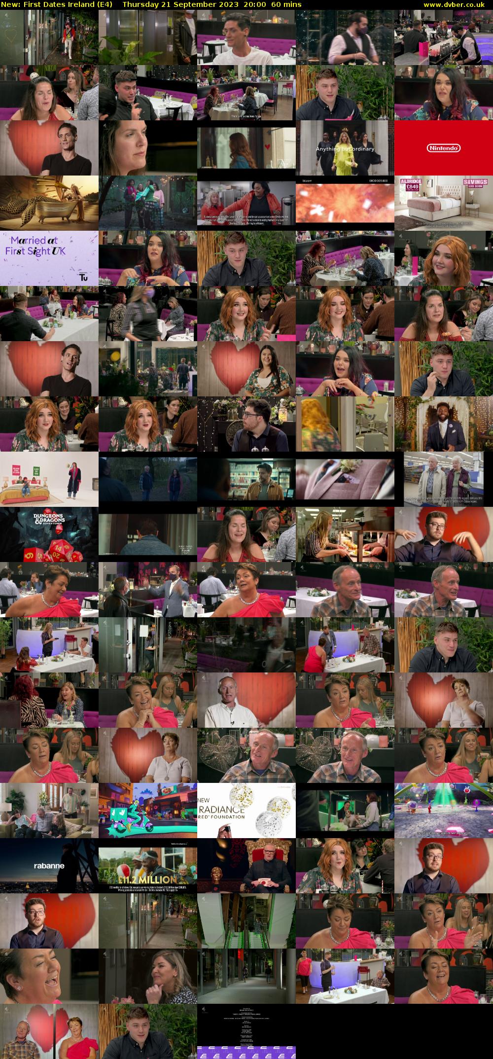 First Dates Ireland (E4) Thursday 21 September 2023 20:00 - 21:00
