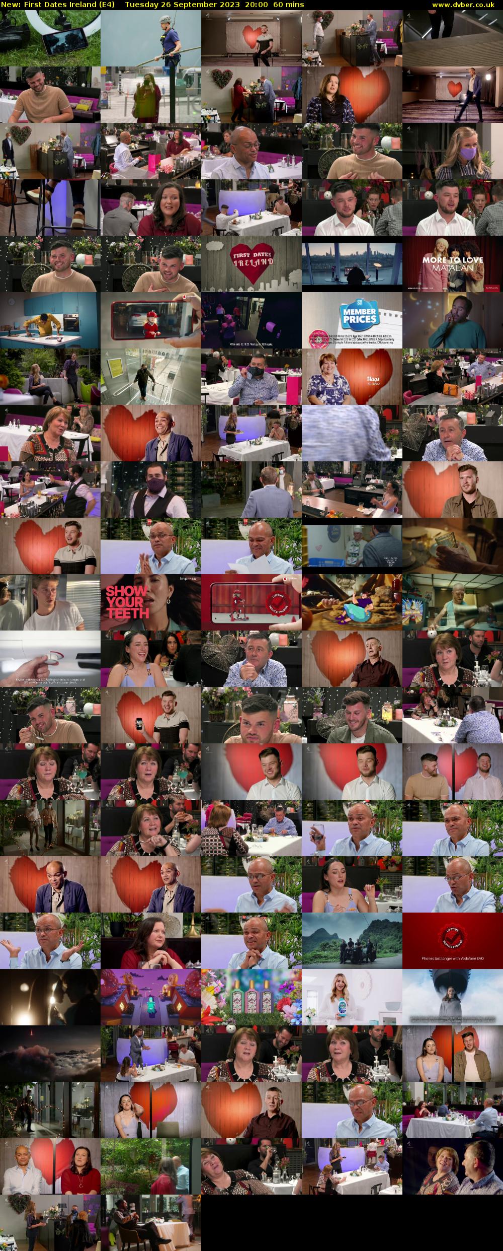 First Dates Ireland (E4) Tuesday 26 September 2023 20:00 - 21:00