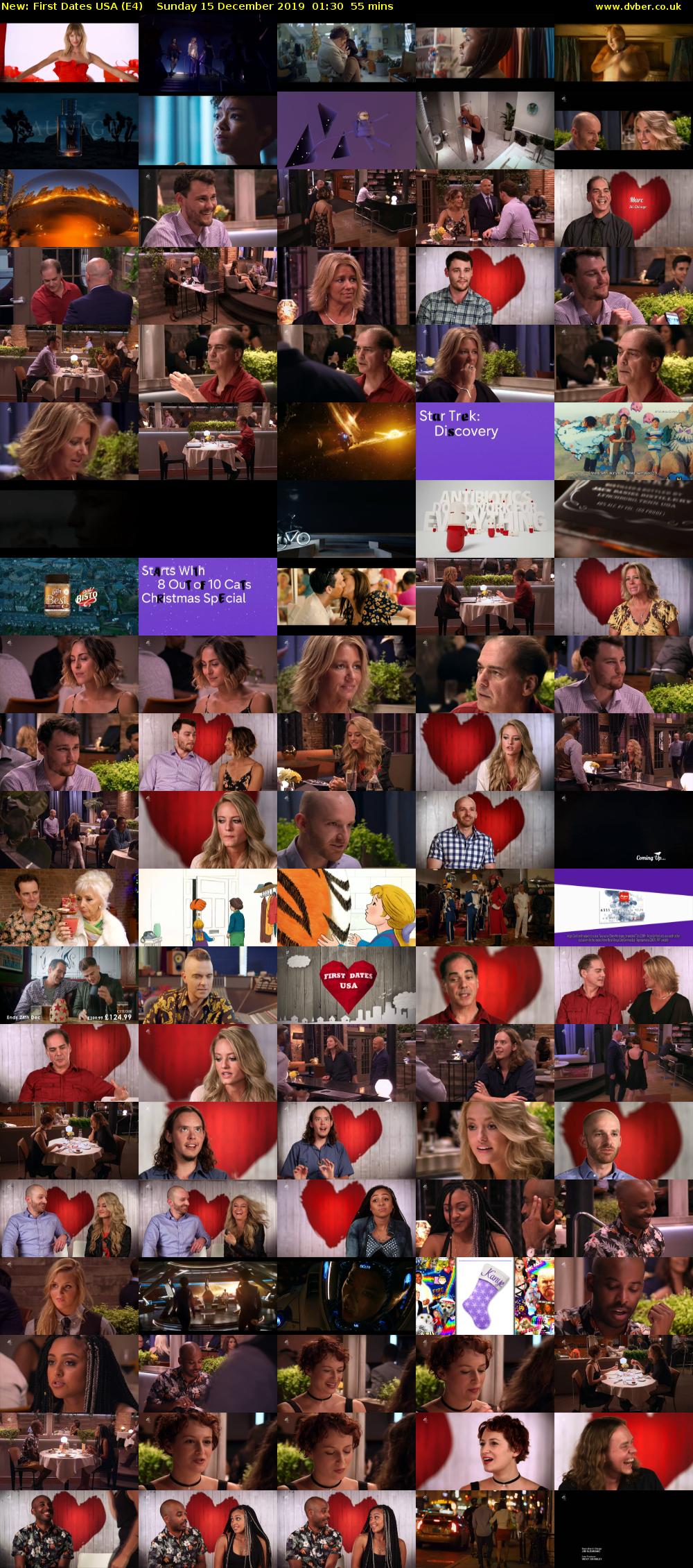 First Dates USA (E4) Sunday 15 December 2019 01:30 - 02:25