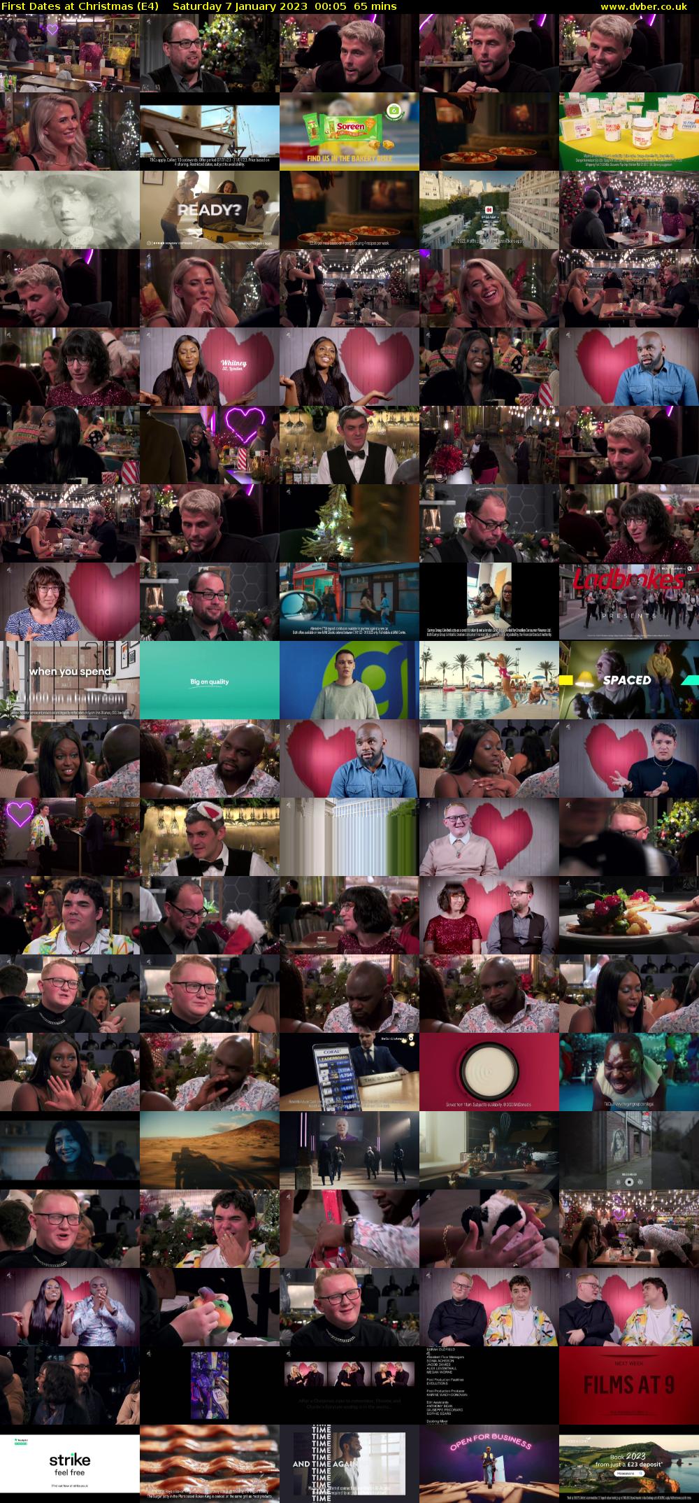 First Dates at Christmas (E4) Saturday 7 January 2023 00:05 - 01:10