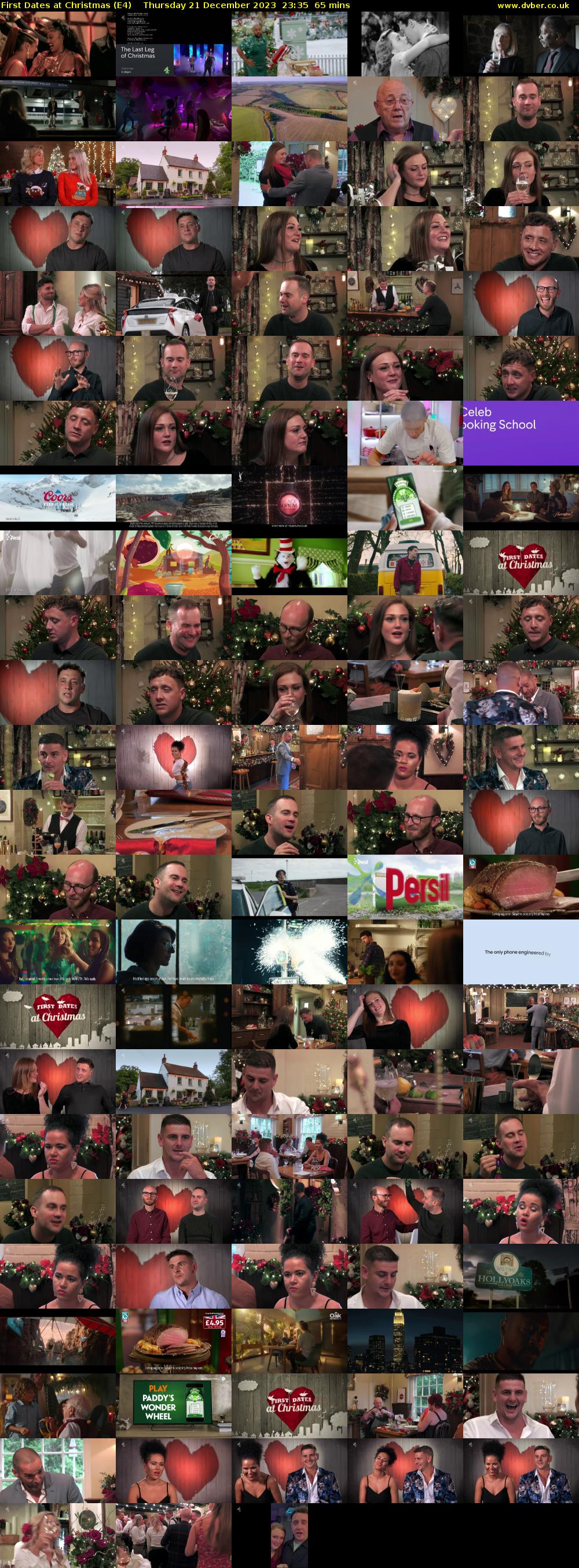 First Dates at Christmas (E4) Thursday 21 December 2023 23:35 - 00:40