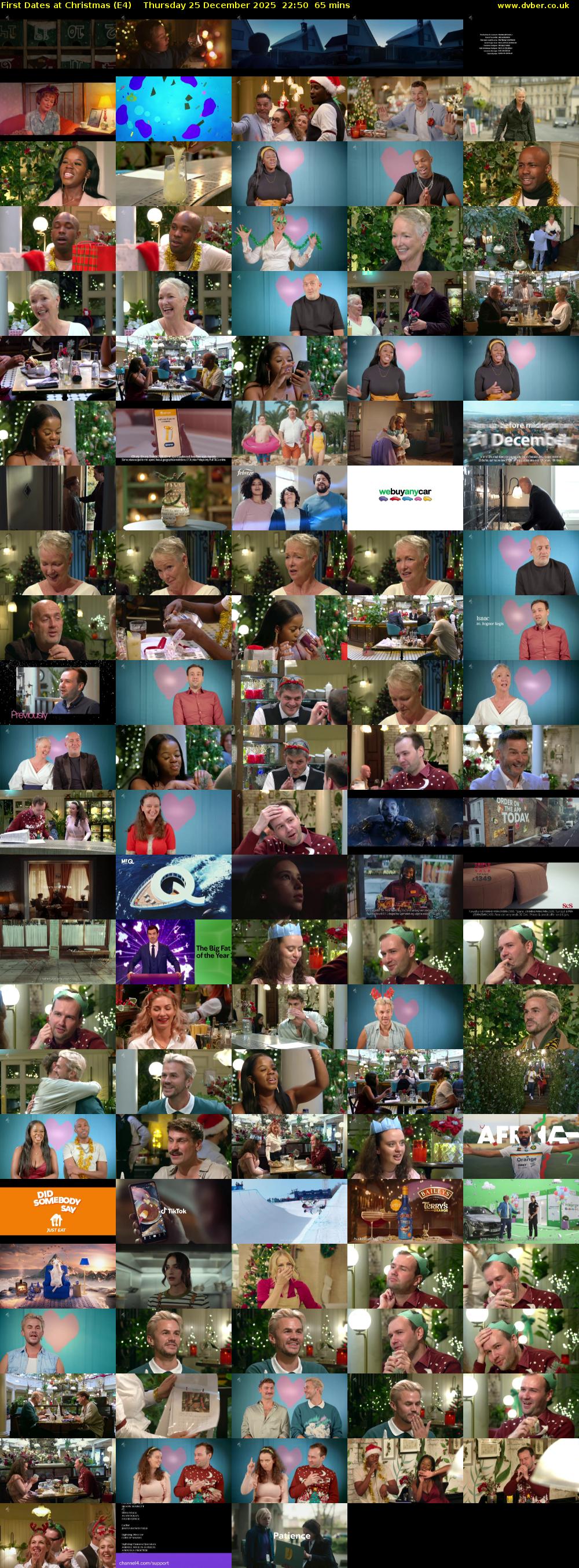 First Dates at Christmas (E4) Thursday 25 December 2025 22:50 - 23:55