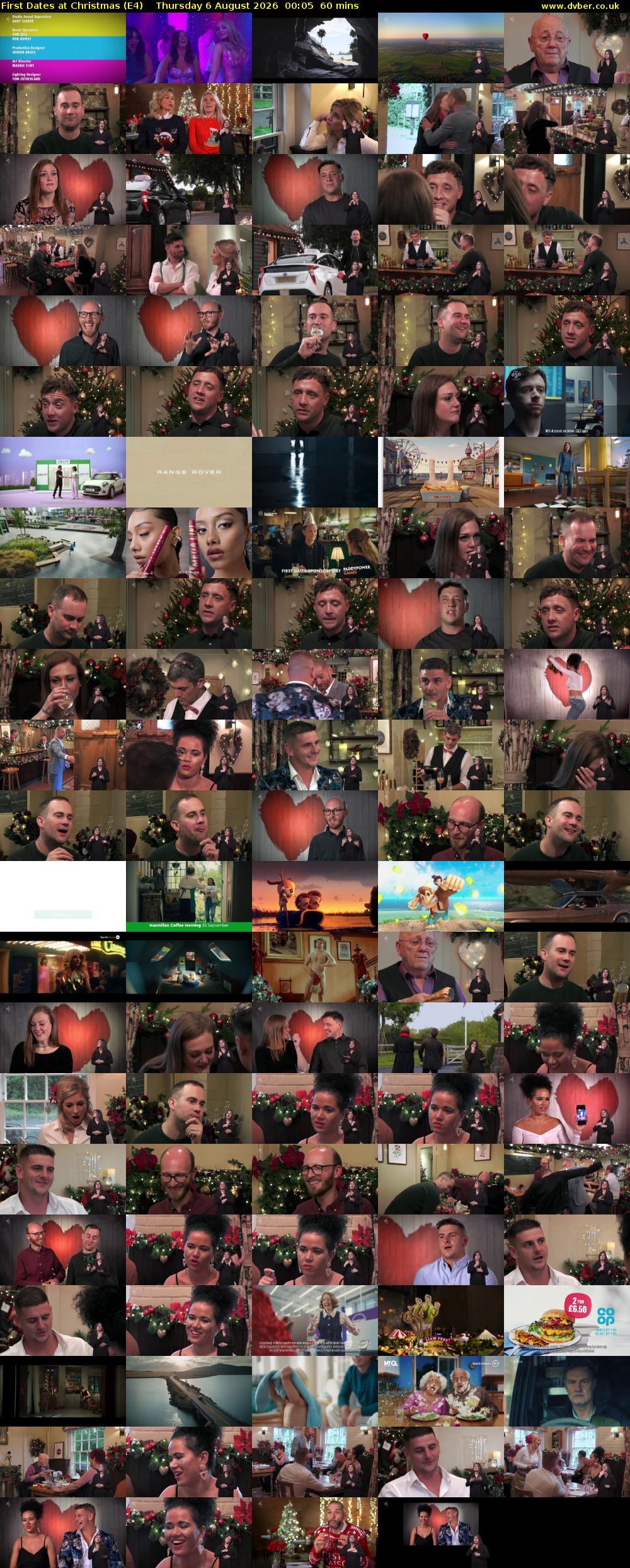 First Dates at Christmas (E4) Thursday 6 August 2026 00:05 - 01:05