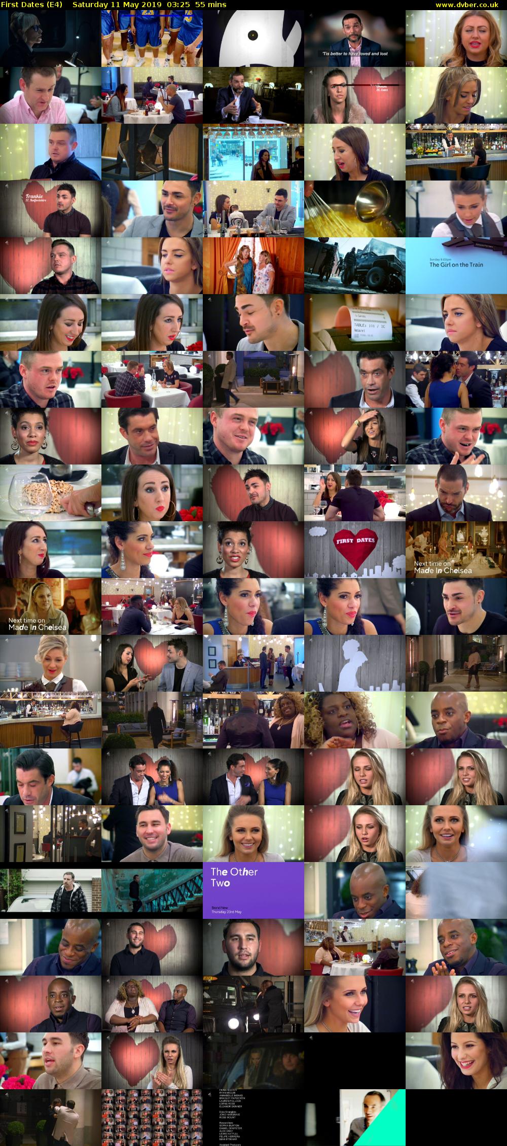 First Dates (E4) Saturday 11 May 2019 03:25 - 04:20