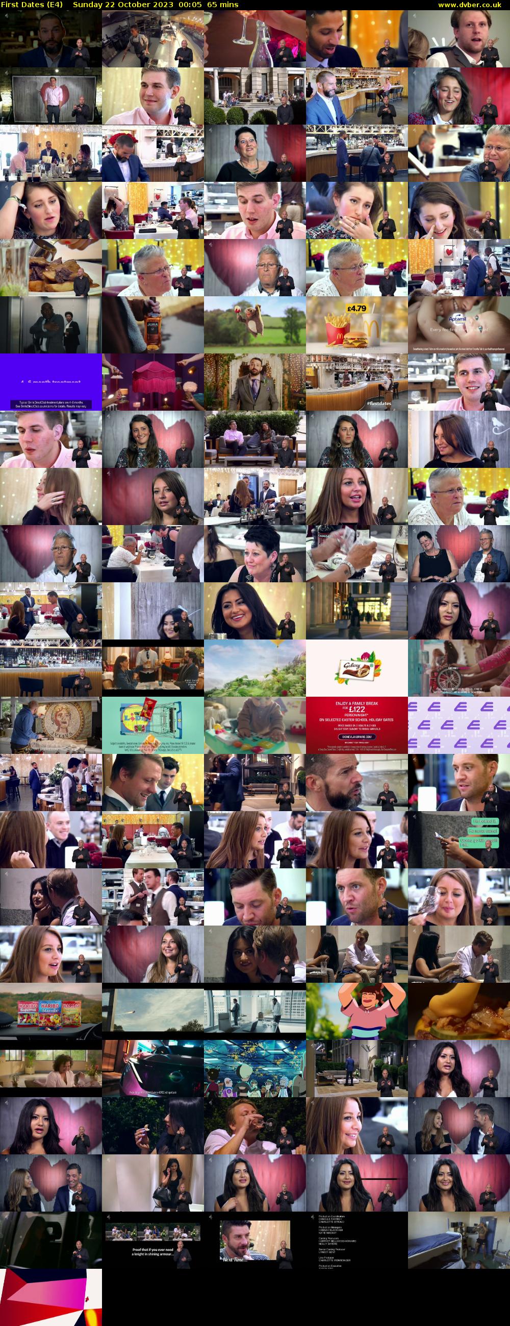 First Dates (E4) Sunday 22 October 2023 00:05 - 01:10