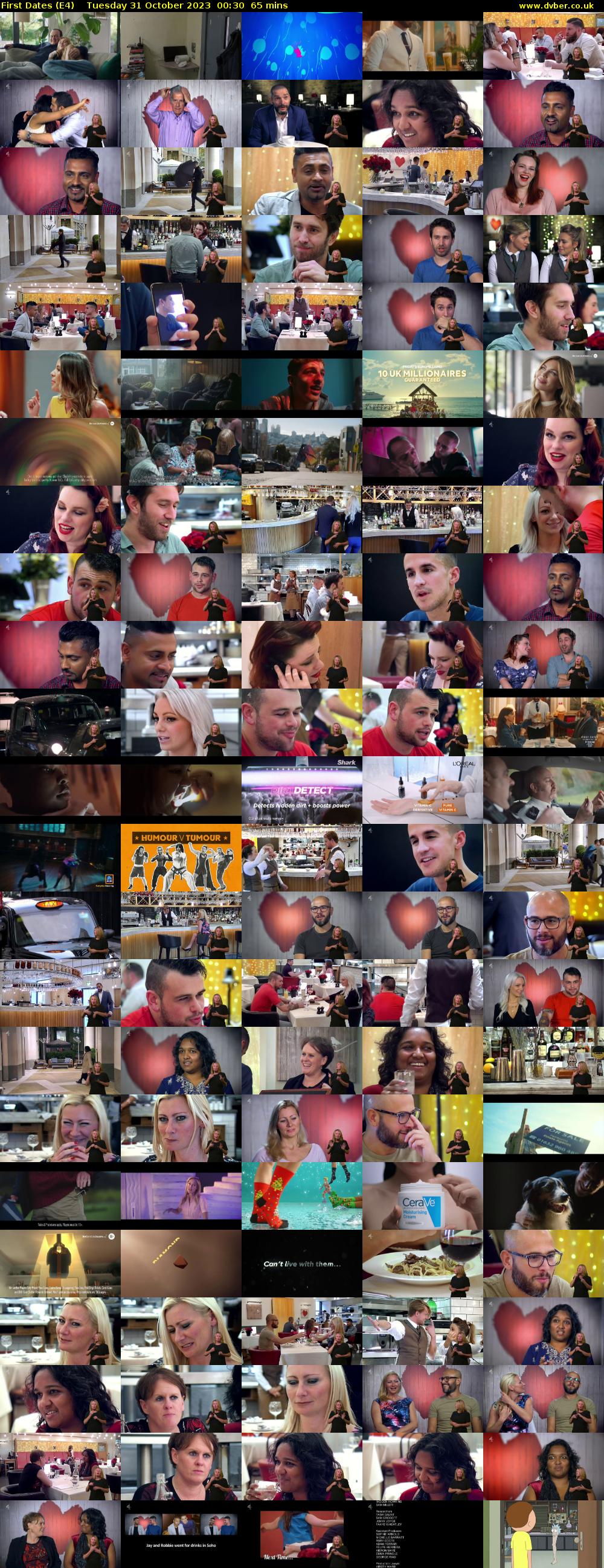 First Dates (E4) Tuesday 31 October 2023 00:30 - 01:35
