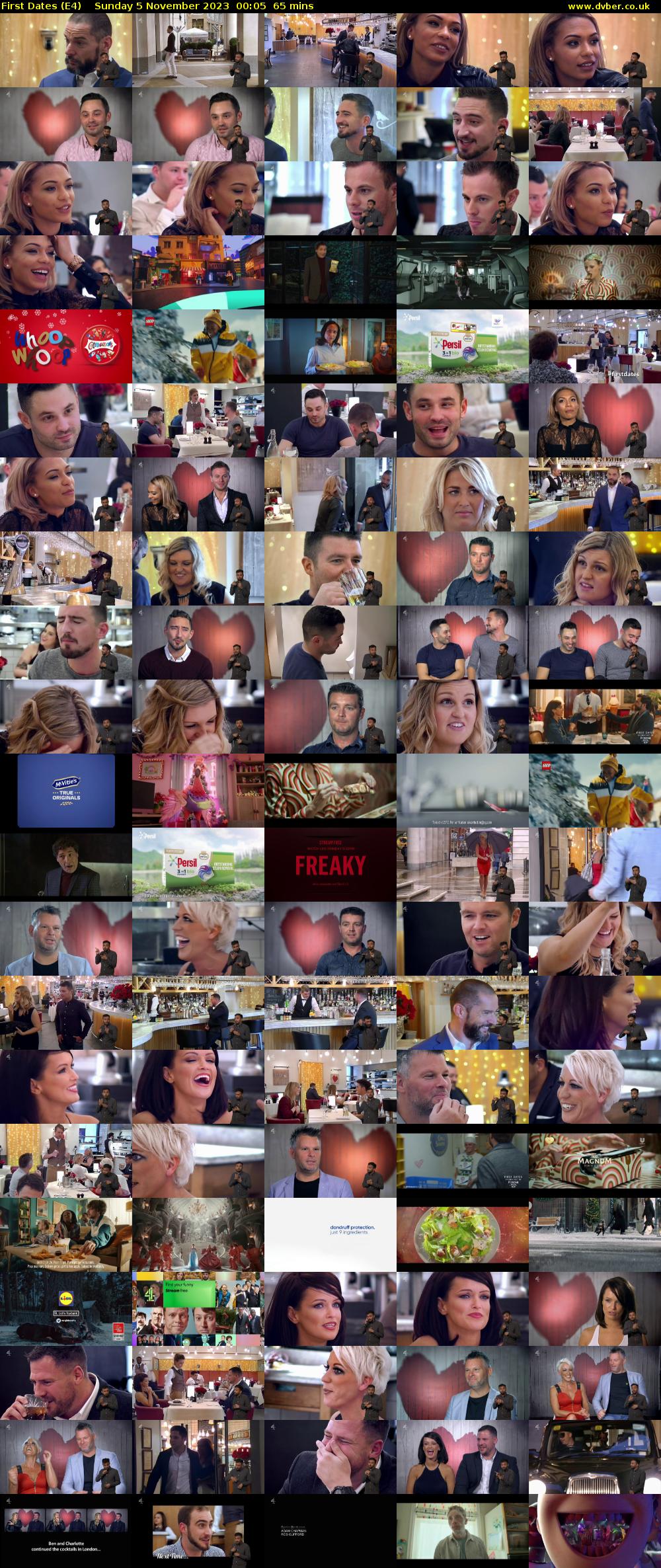 First Dates (E4) Sunday 5 November 2023 00:05 - 01:10