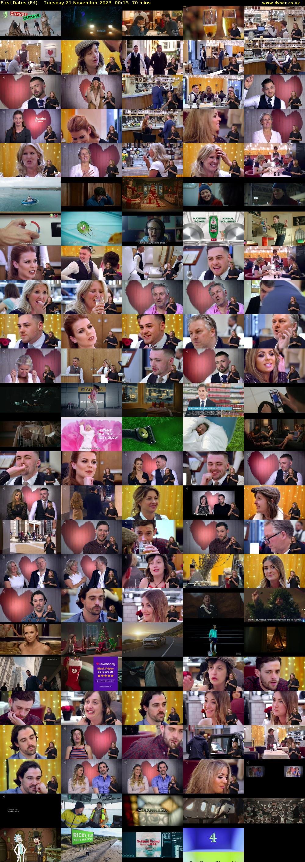 First Dates (E4) Tuesday 21 November 2023 00:15 - 01:25