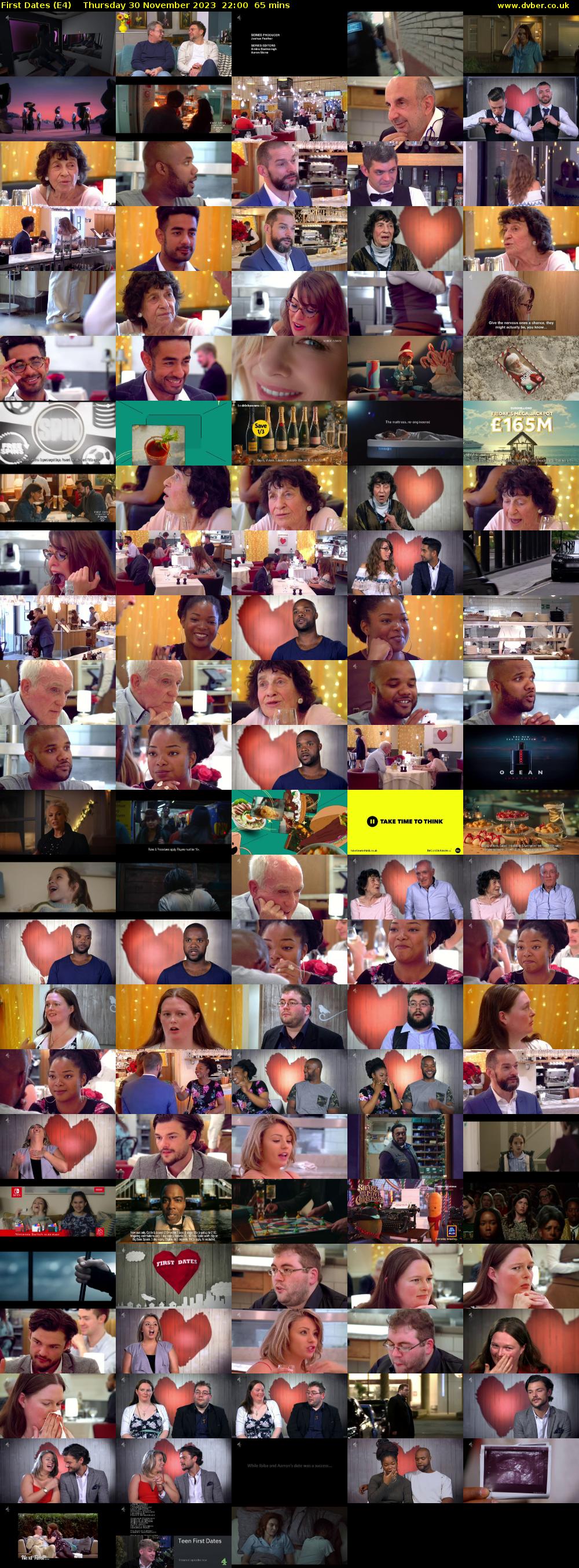 First Dates (E4) Thursday 30 November 2023 22:00 - 23:05