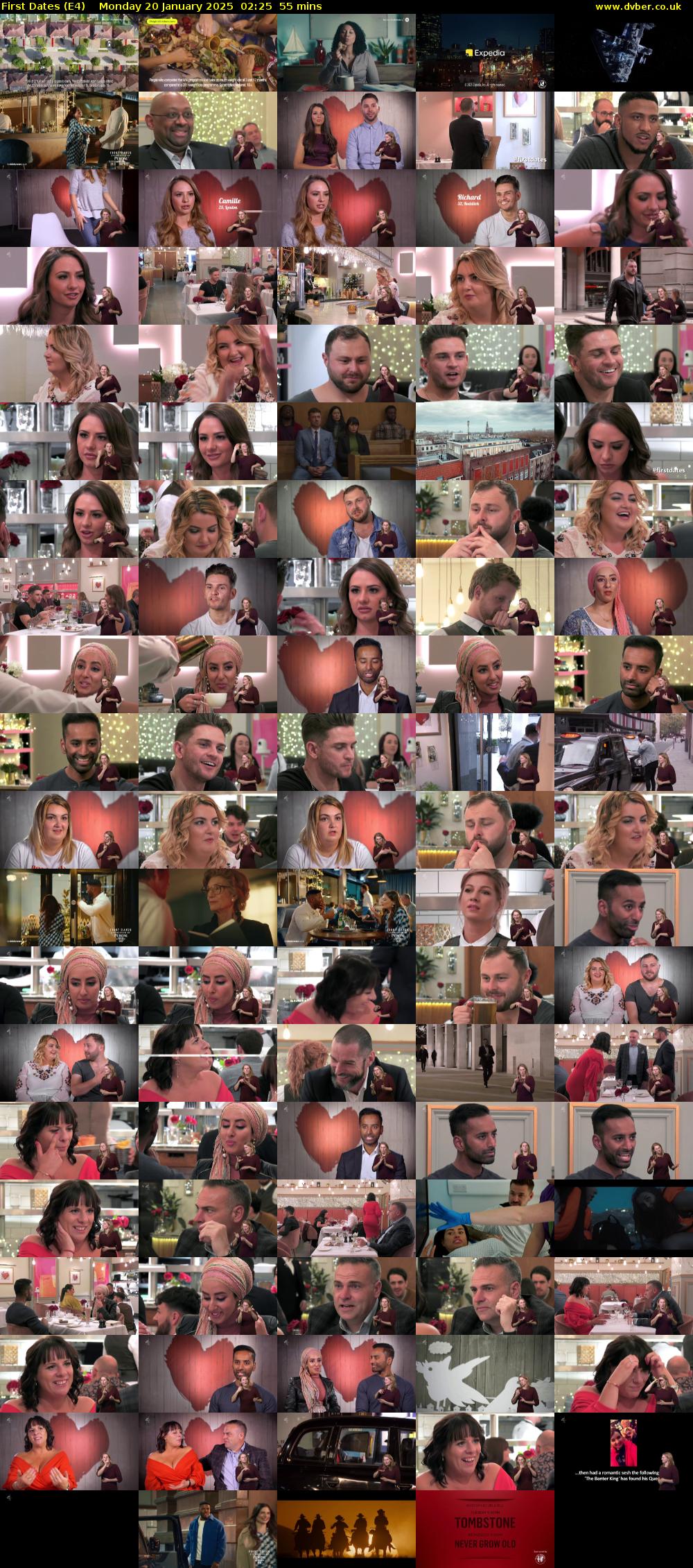 First Dates (E4) Monday 20 January 2025 02:25 - 03:20