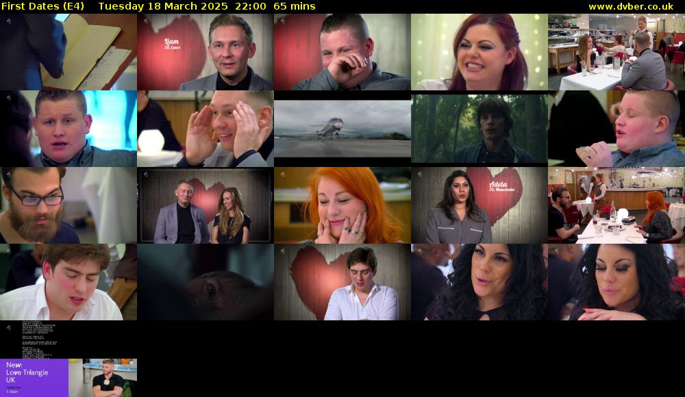 First Dates (E4) Tuesday 18 March 2025 22:00 - 23:05