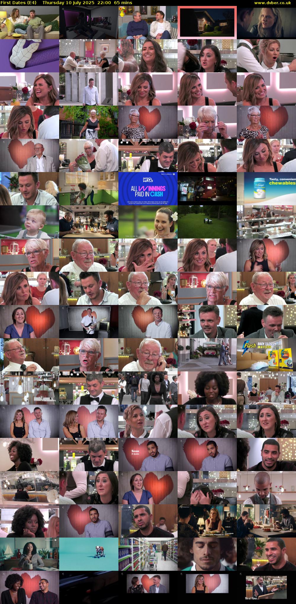 First Dates (E4) Thursday 10 July 2025 22:00 - 23:05