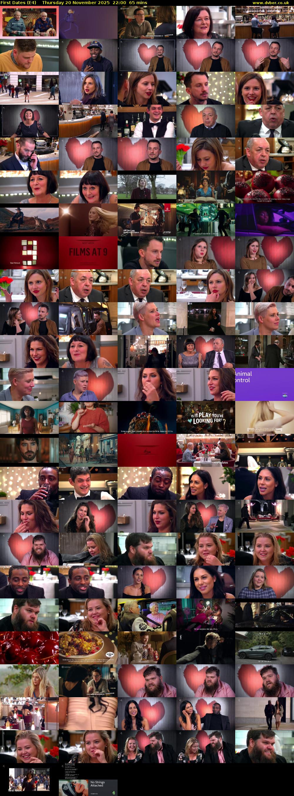 First Dates (E4) Thursday 20 November 2025 22:00 - 23:05