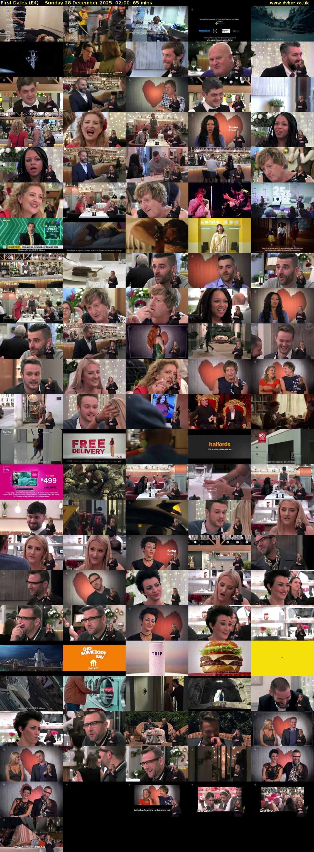 First Dates (E4) Sunday 28 December 2025 02:00 - 03:05