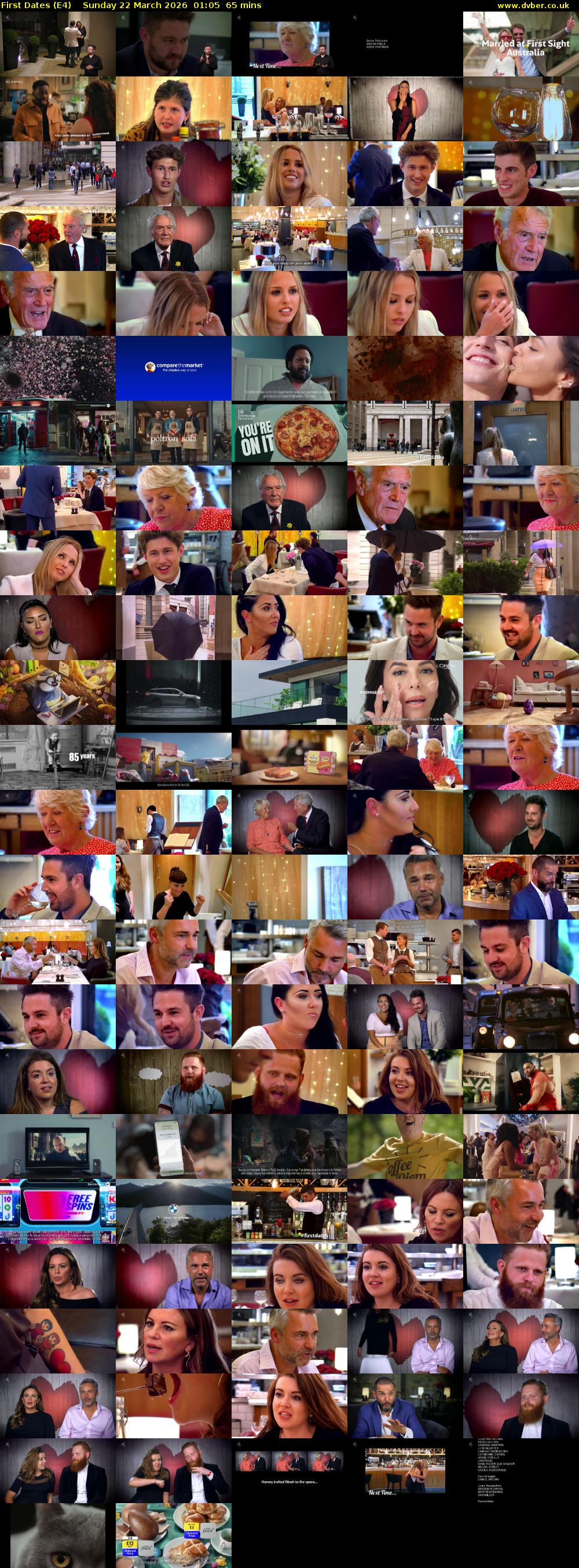 First Dates (E4) Sunday 22 March 2026 01:05 - 02:10