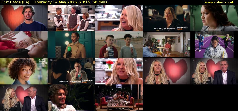First Dates (E4) Thursday 14 May 2026 23:15 - 00:15