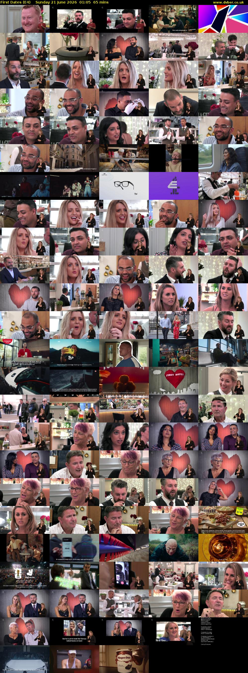 First Dates (E4) Sunday 21 June 2026 01:05 - 02:10