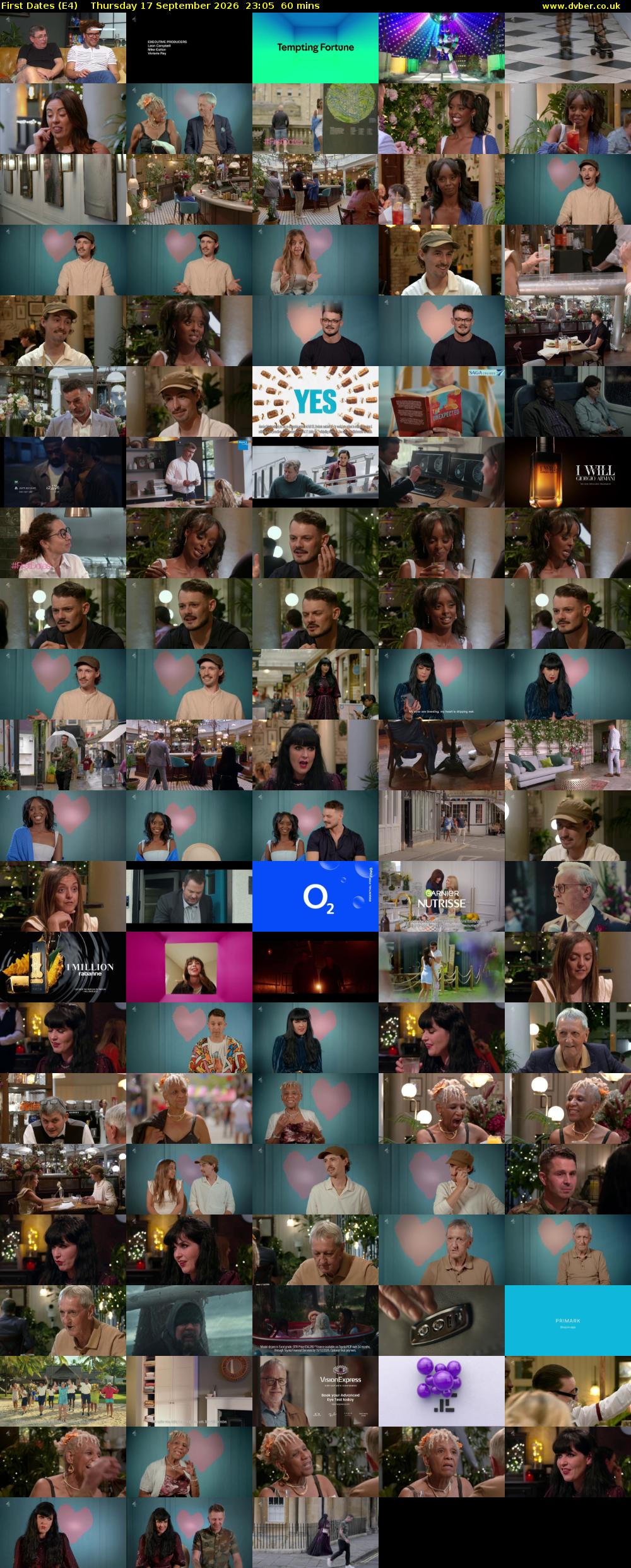 First Dates (E4) Thursday 17 September 2026 23:05 - 00:05