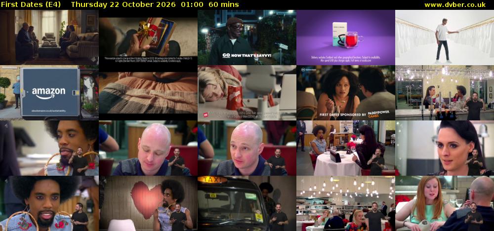 First Dates (E4) Thursday 22 October 2026 01:00 - 02:00