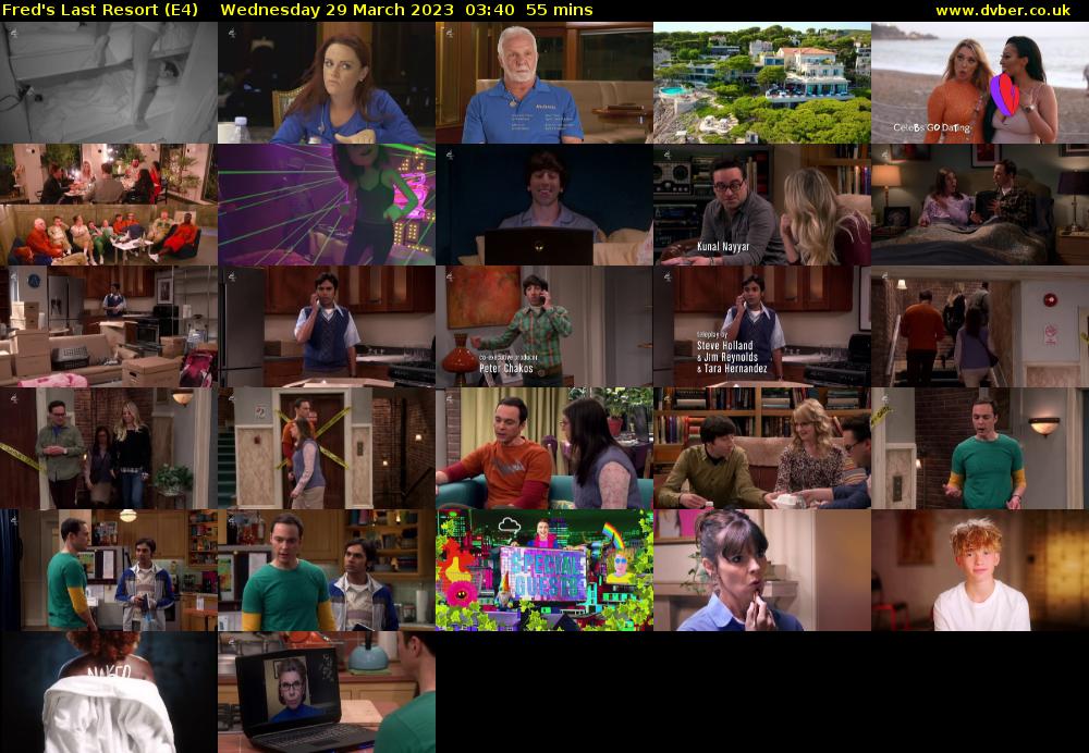 Fred's Last Resort (E4) Wednesday 29 March 2023 03:40 - 04:35