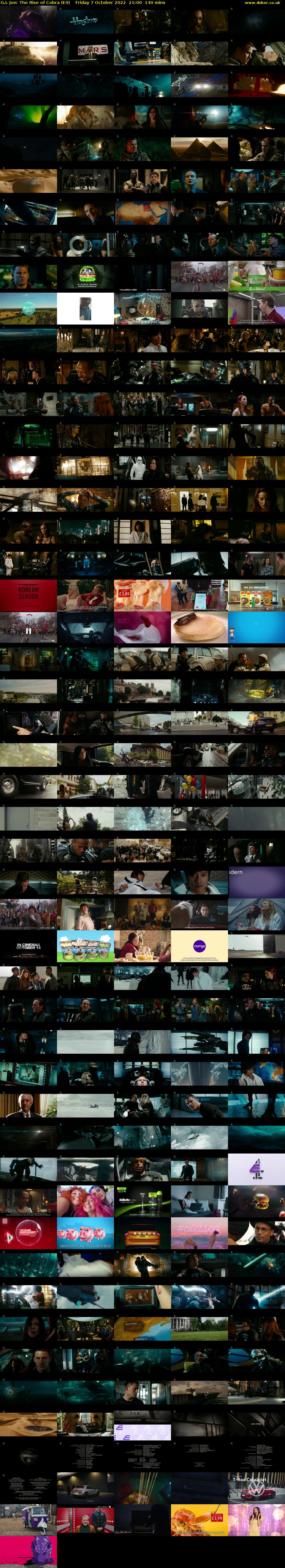 G.I. Joe: The Rise of Cobra (E4) Friday 7 October 2022 21:00 - 23:20
