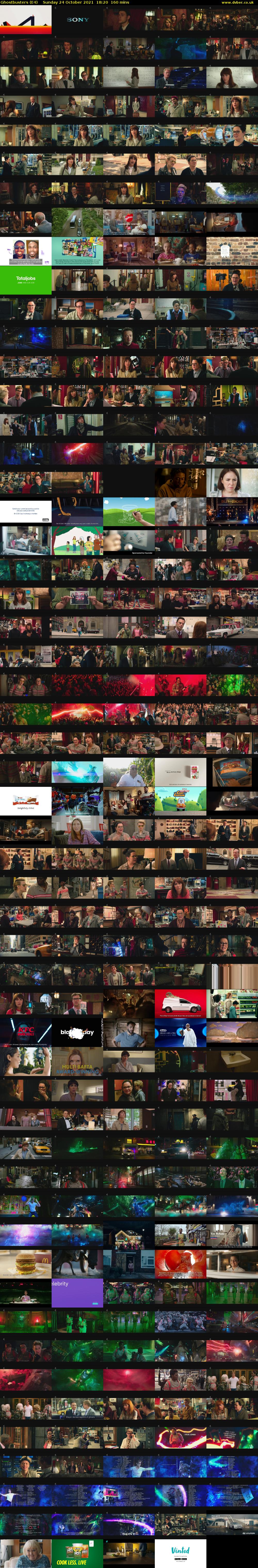 Ghostbusters (E4) Sunday 24 October 2021 18:20 - 21:00