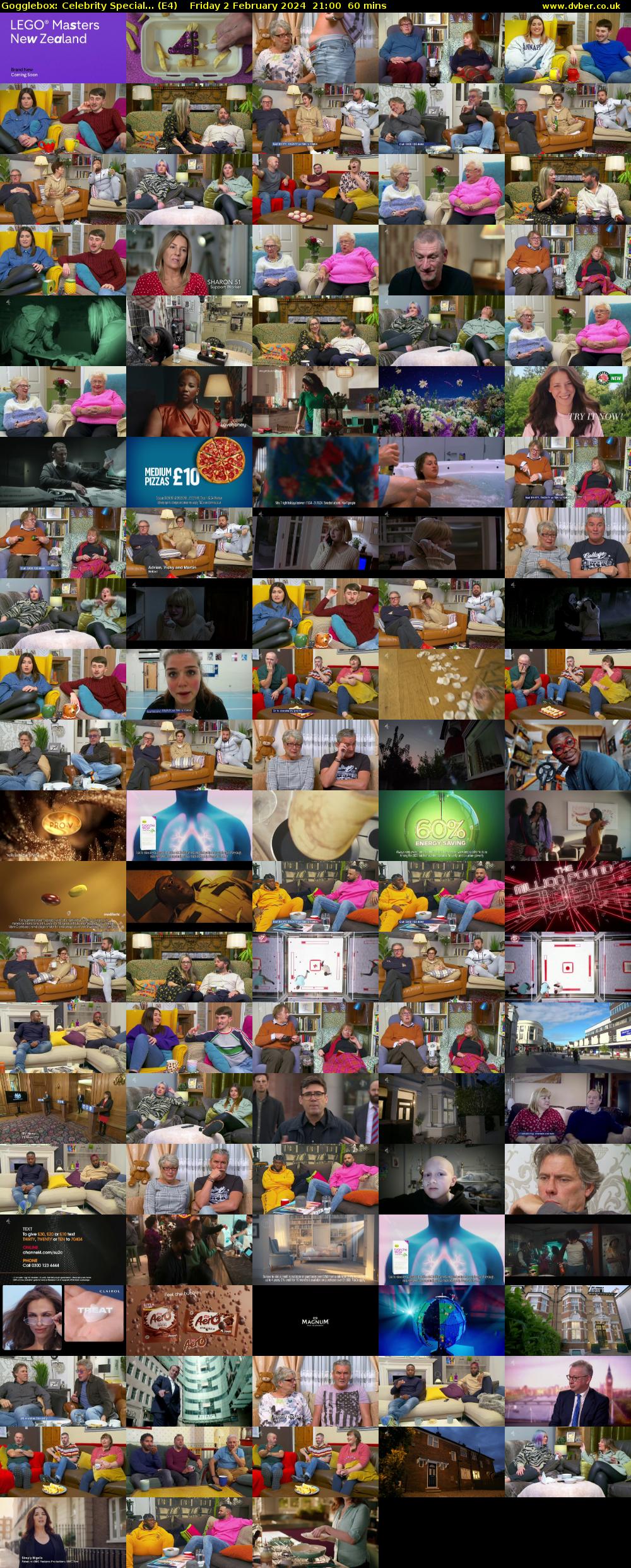 Gogglebox: Celebrity Special... (E4) Friday 2 February 2024 21:00 - 22:00
