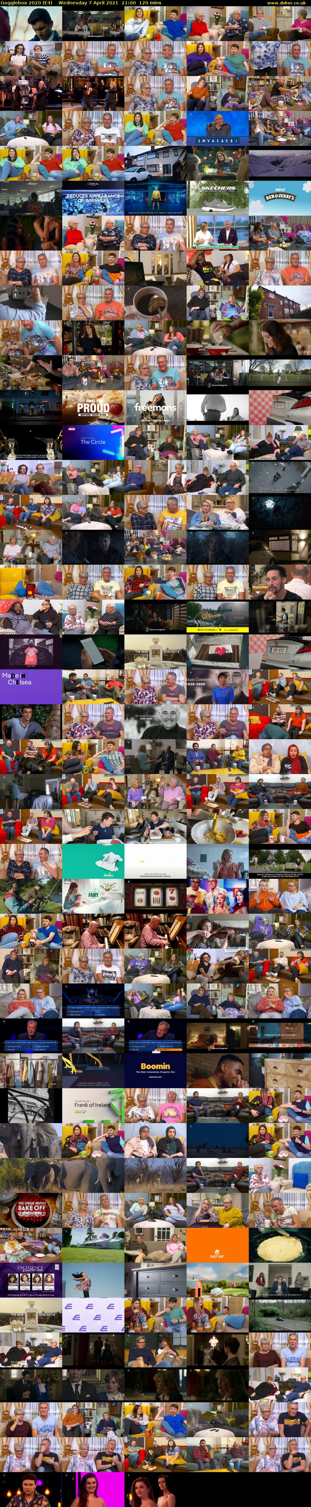 Gogglebox 2020 (E4) Wednesday 7 April 2021 21:00 - 23:00