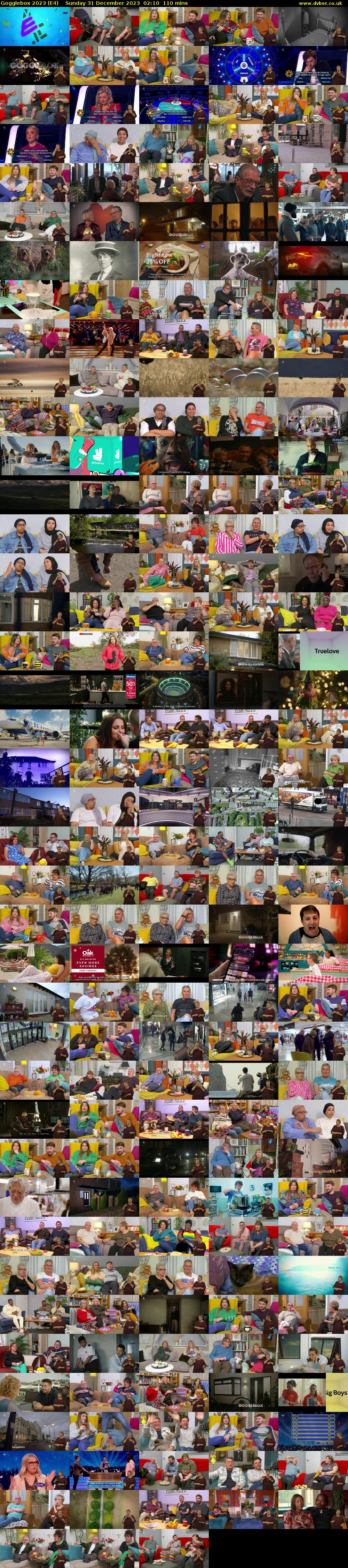 Gogglebox 2023 (E4) Sunday 31 December 2023 02:10 - 04:00