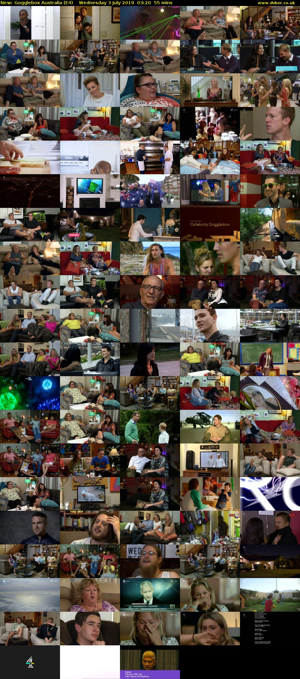 Gogglebox Australia (E4) Wednesday 3 July 2019 03:20 - 04:15