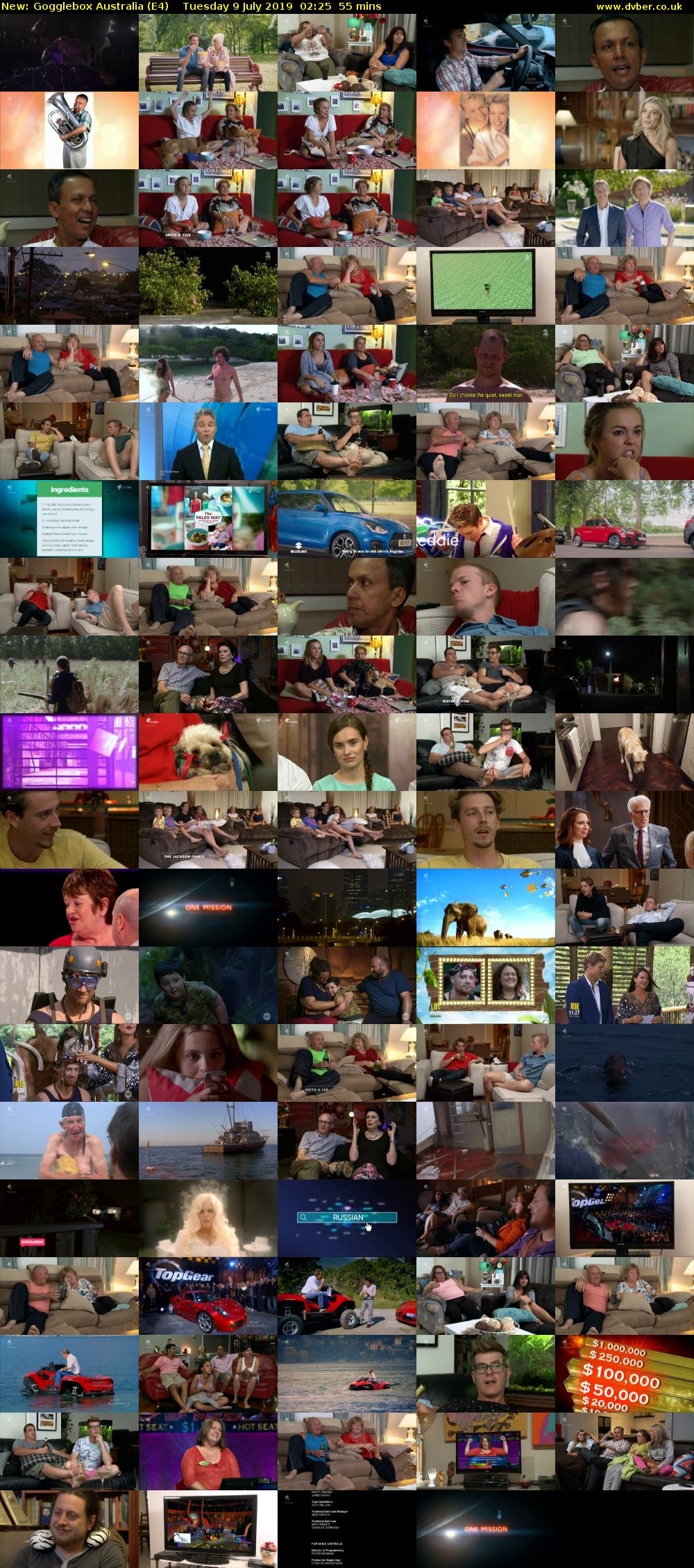 Gogglebox Australia (E4) Tuesday 9 July 2019 02:25 - 03:20