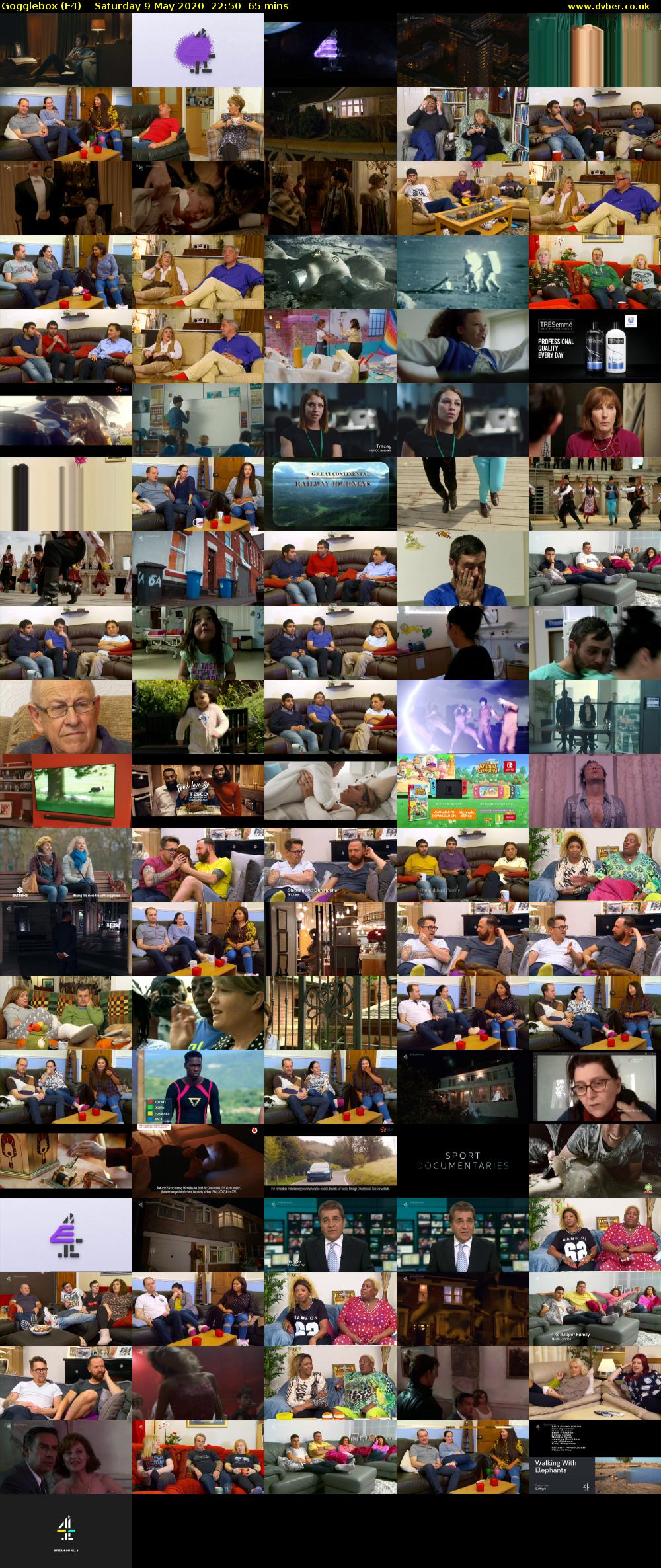 Gogglebox (E4) Saturday 9 May 2020 22:50 - 23:55