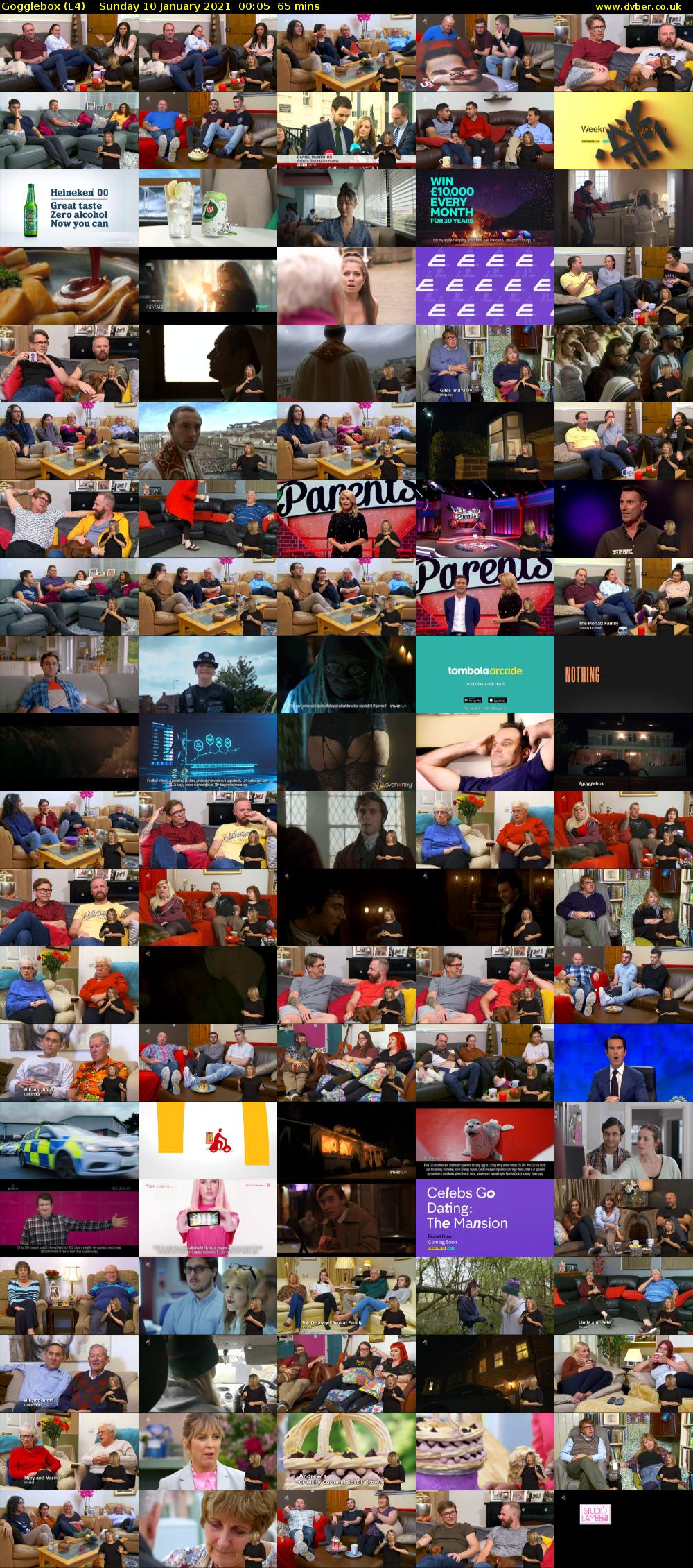 Gogglebox (E4) Sunday 10 January 2021 00:05 - 01:10