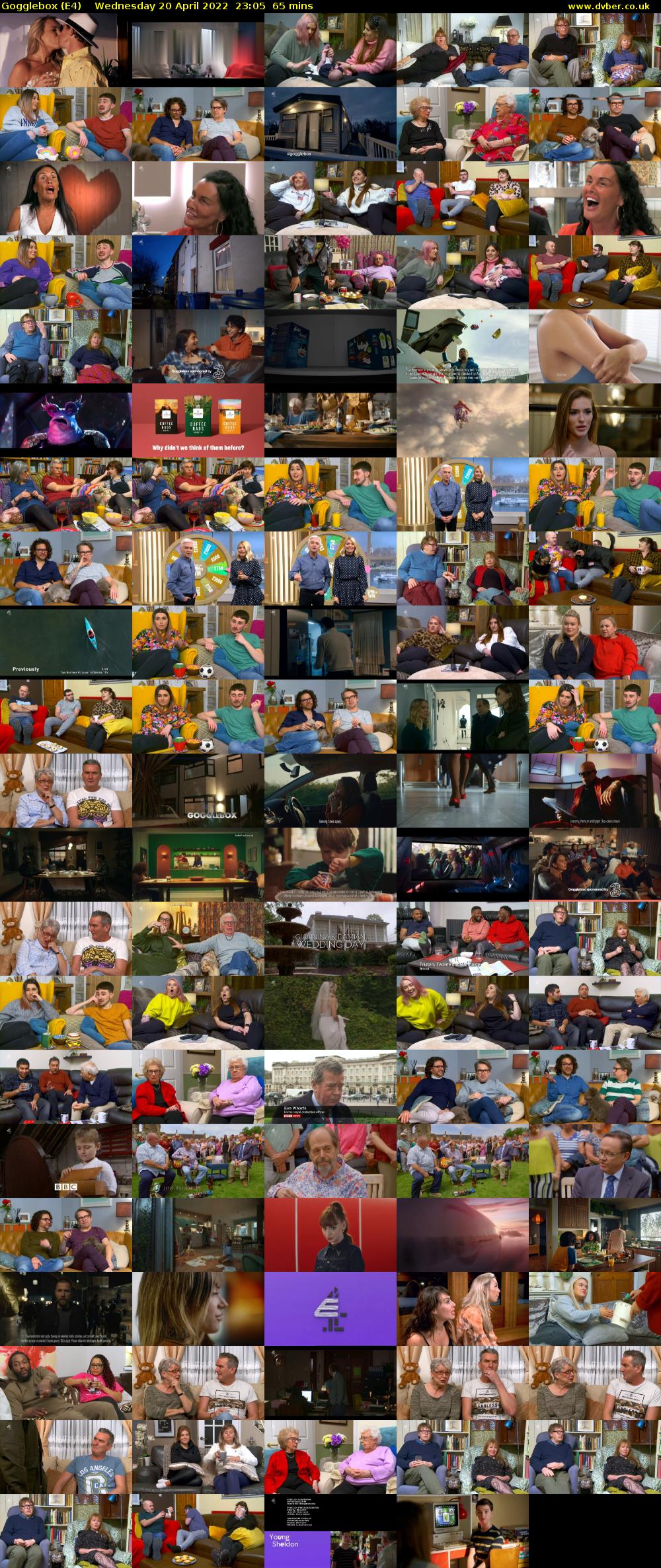 Gogglebox (E4) Wednesday 20 April 2022 23:05 - 00:10