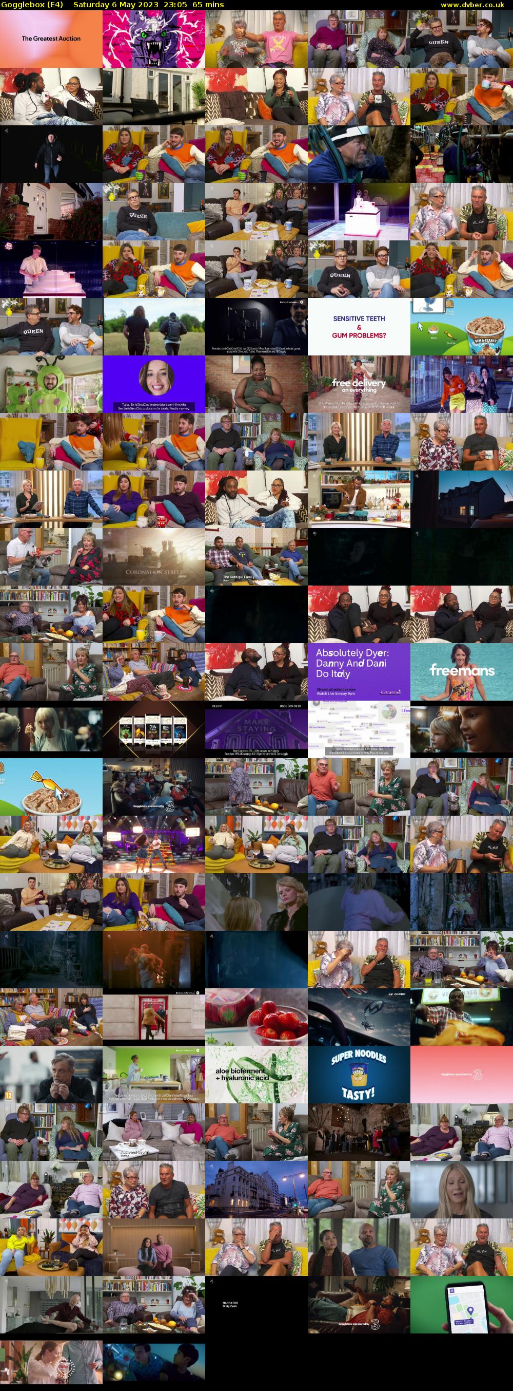 Gogglebox (E4) Saturday 6 May 2023 23:05 - 00:10