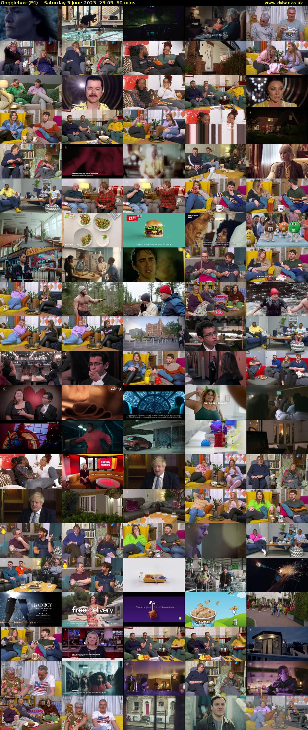 Gogglebox (E4) Saturday 3 June 2023 23:05 - 00:05