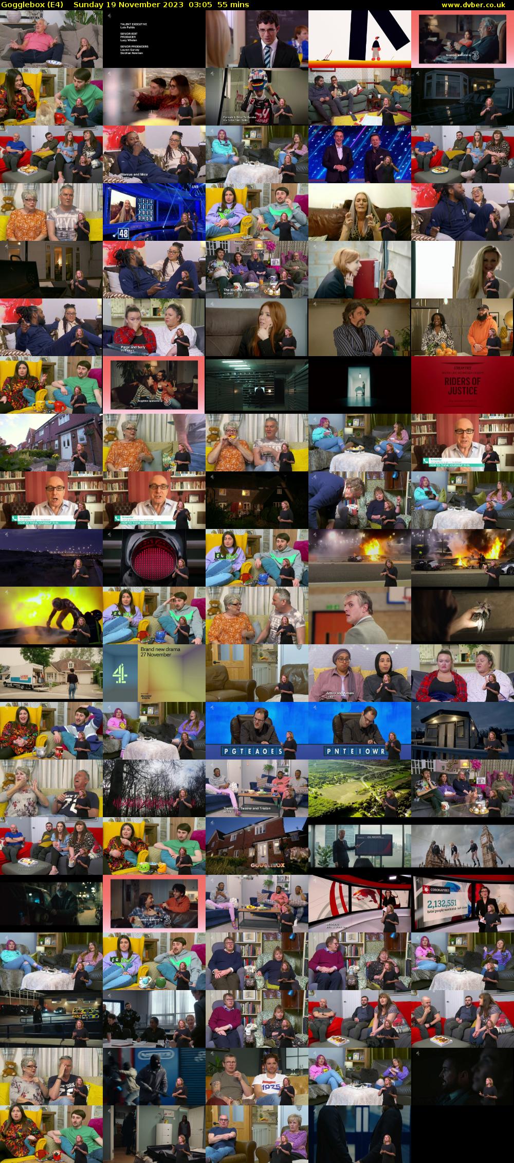 Gogglebox (E4) Sunday 19 November 2023 03:05 - 04:00