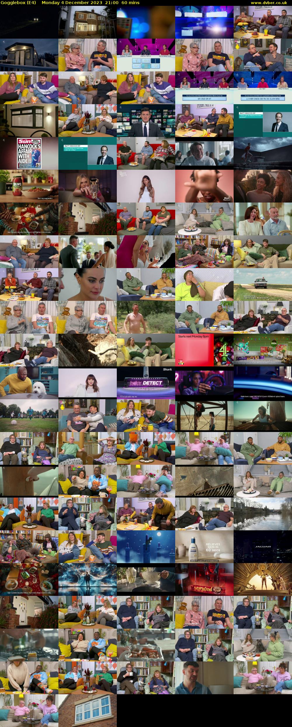 Gogglebox (E4) Monday 4 December 2023 21:00 - 22:00