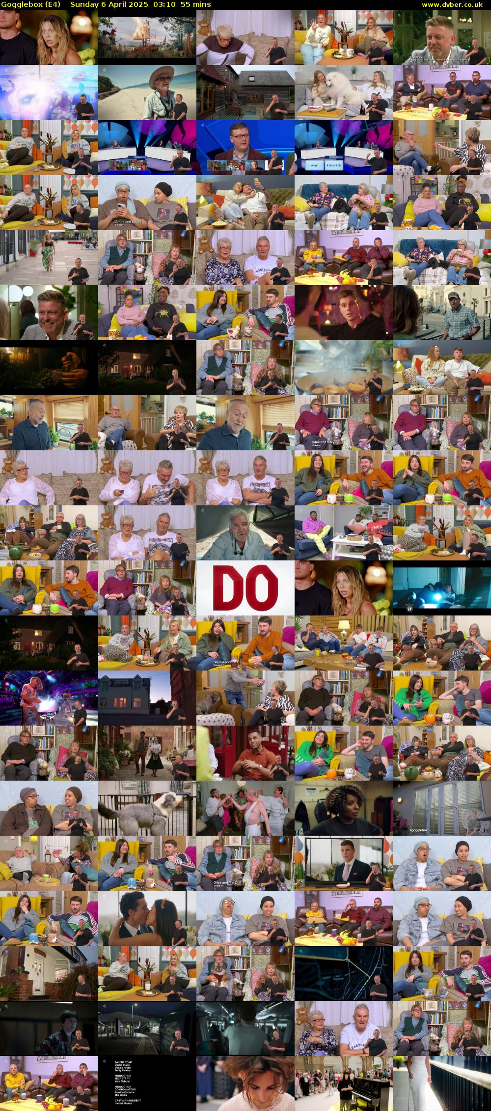 Gogglebox (E4) Sunday 6 April 2025 03:10 - 04:05
