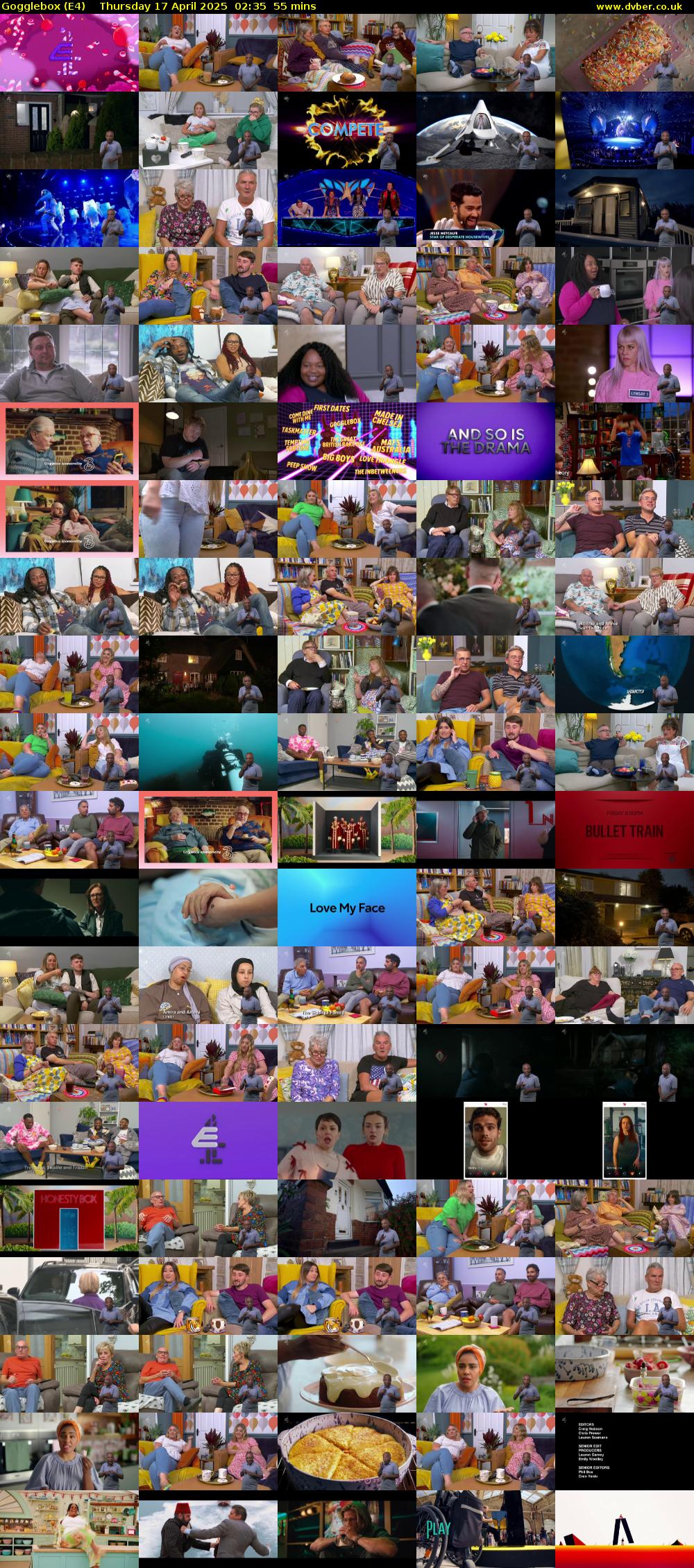 Gogglebox (E4) Thursday 17 April 2025 02:35 - 03:30