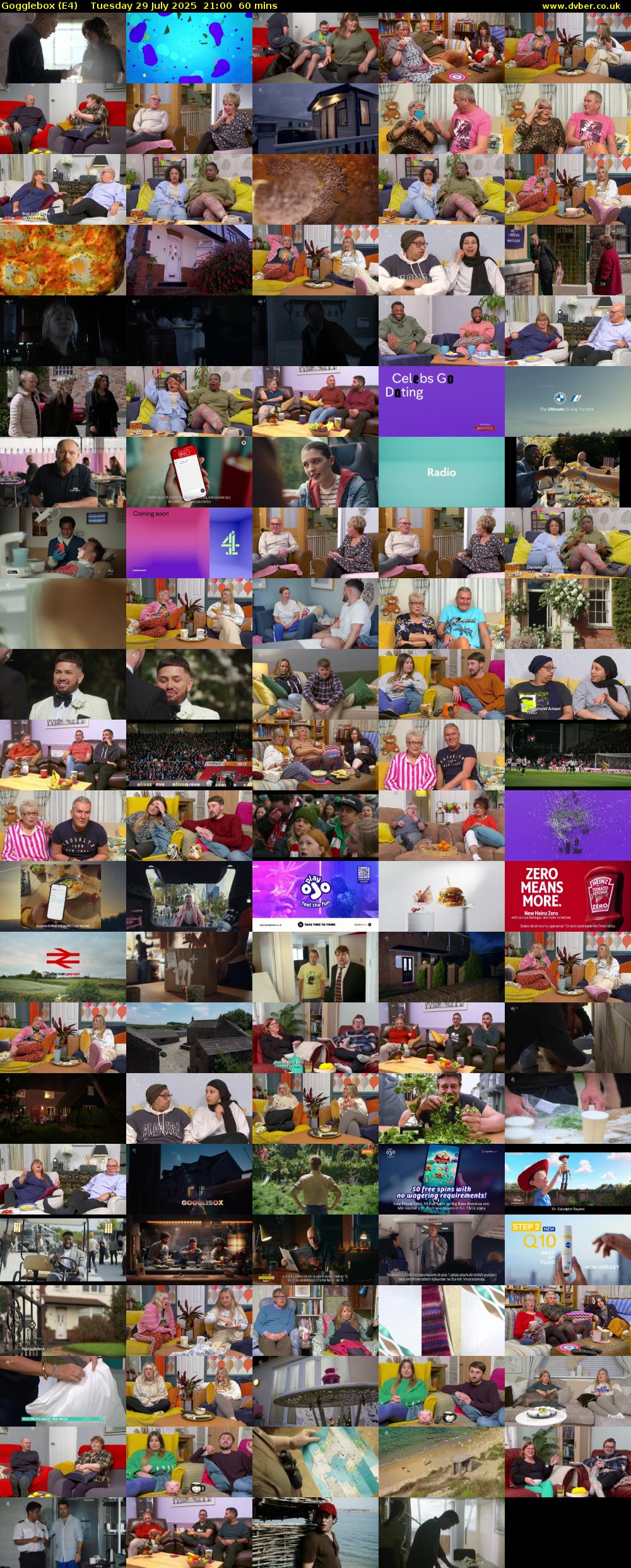Gogglebox (E4) Tuesday 29 July 2025 21:00 - 22:00