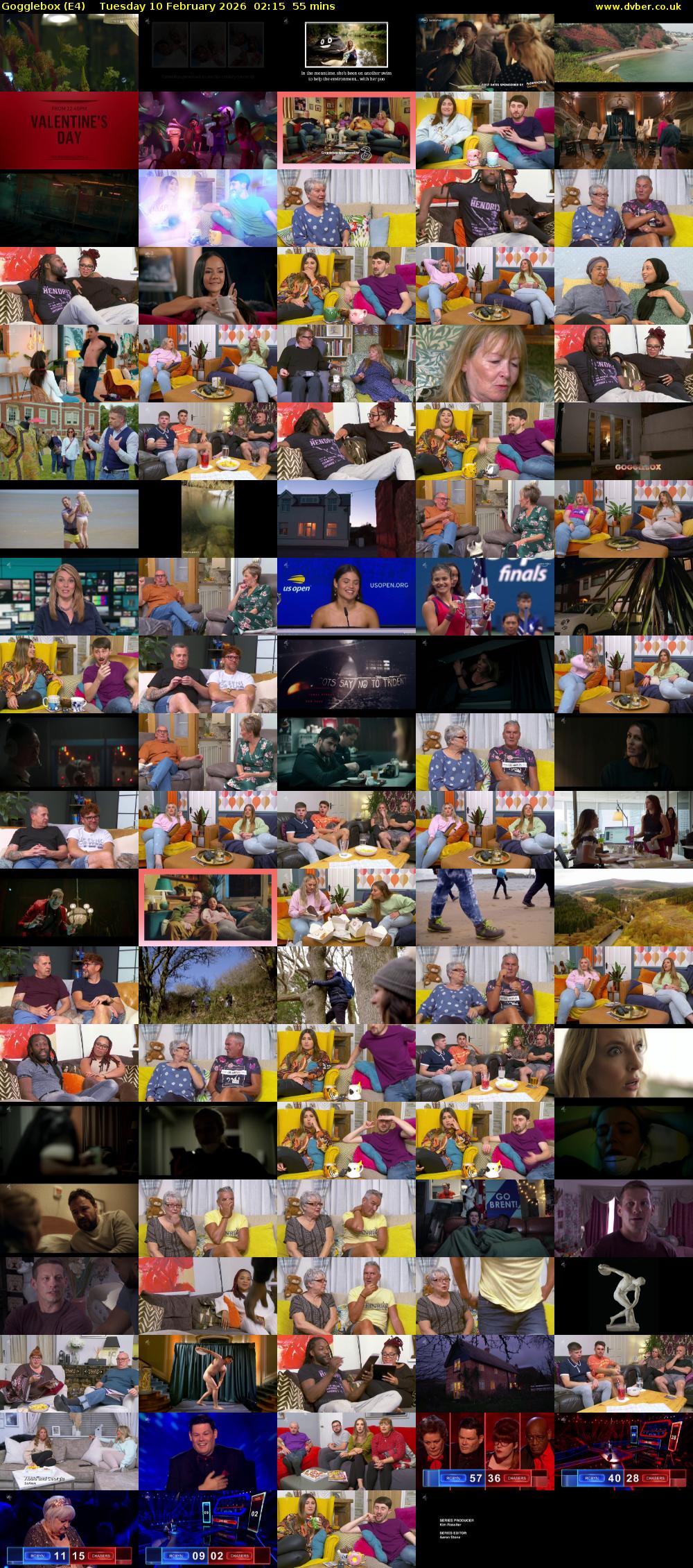 Gogglebox (E4) Tuesday 10 February 2026 02:15 - 03:10