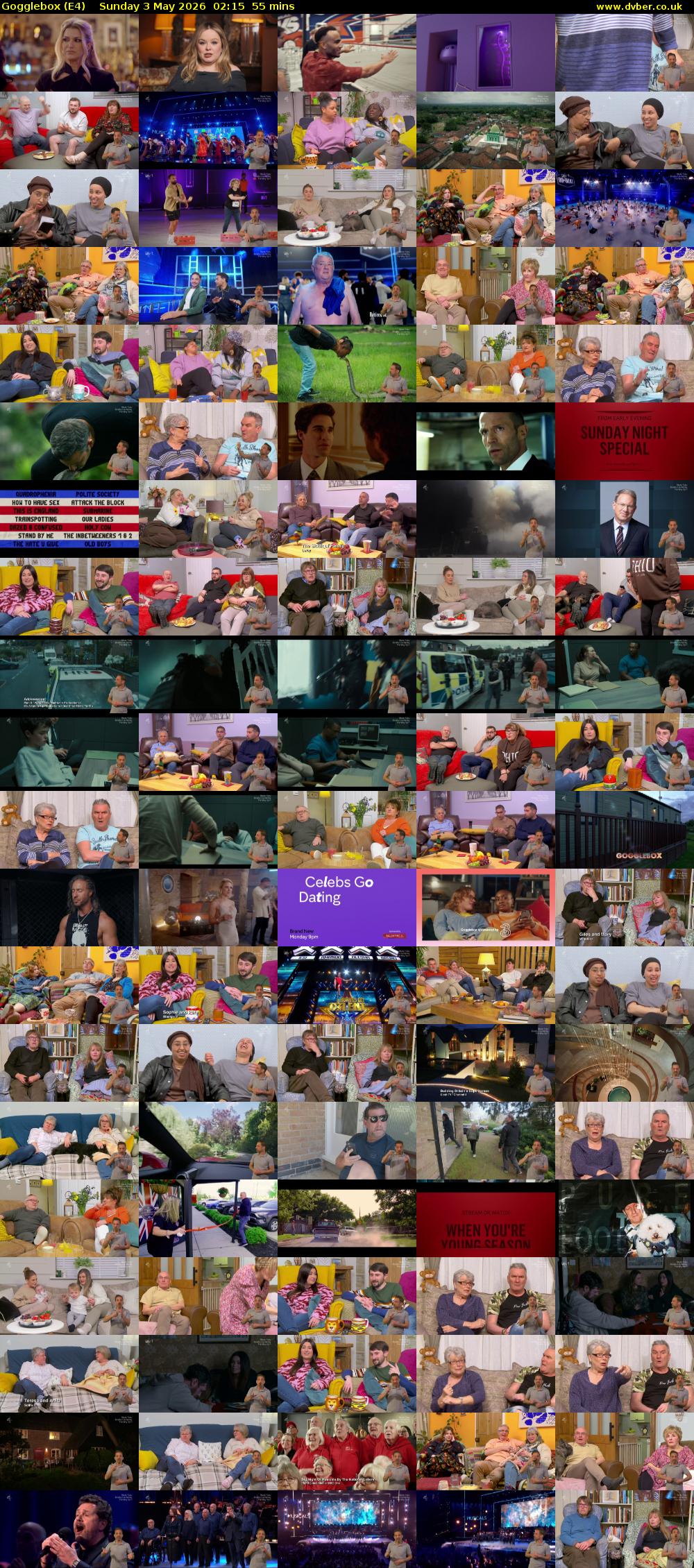 Gogglebox (E4) Sunday 3 May 2026 02:15 - 03:10