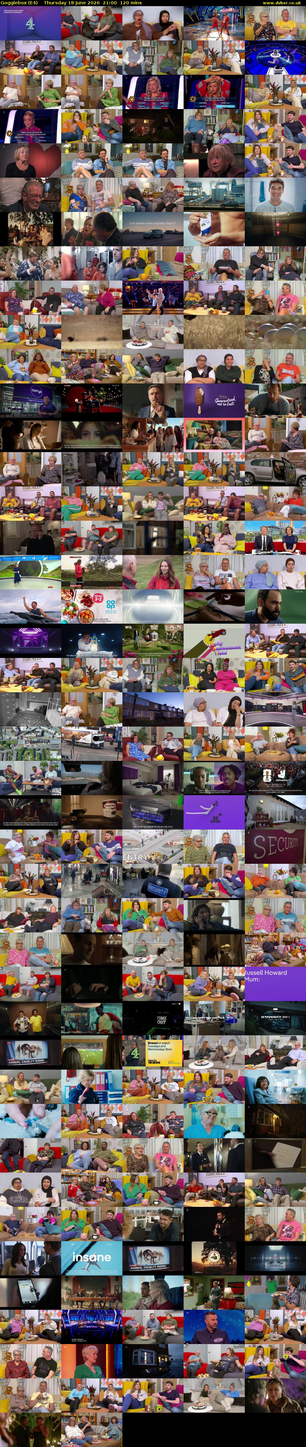 Gogglebox (E4) Thursday 18 June 2026 21:00 - 23:00