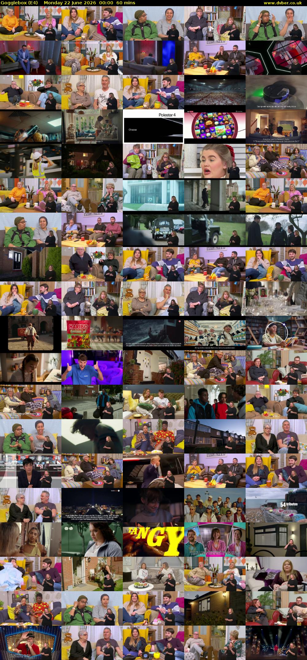 Gogglebox (E4) Monday 22 June 2026 00:00 - 01:00